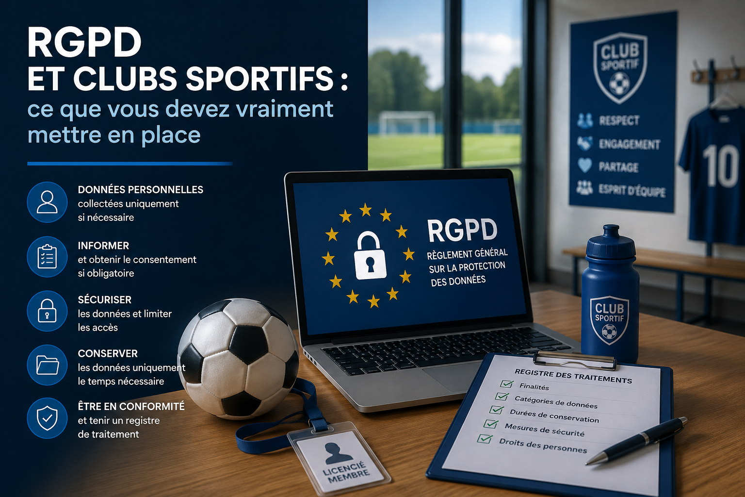 RGPD et clubs sportifs : ce que vous devez vraiment mettre en place