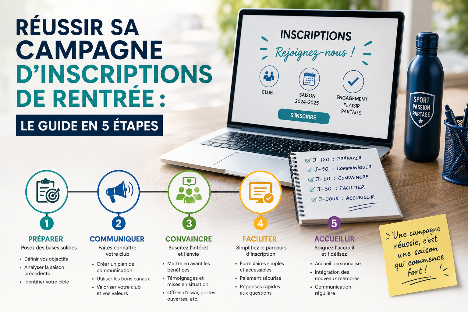 Réussir sa campagne d'inscriptions de rentrée : le guide en 5 étapes